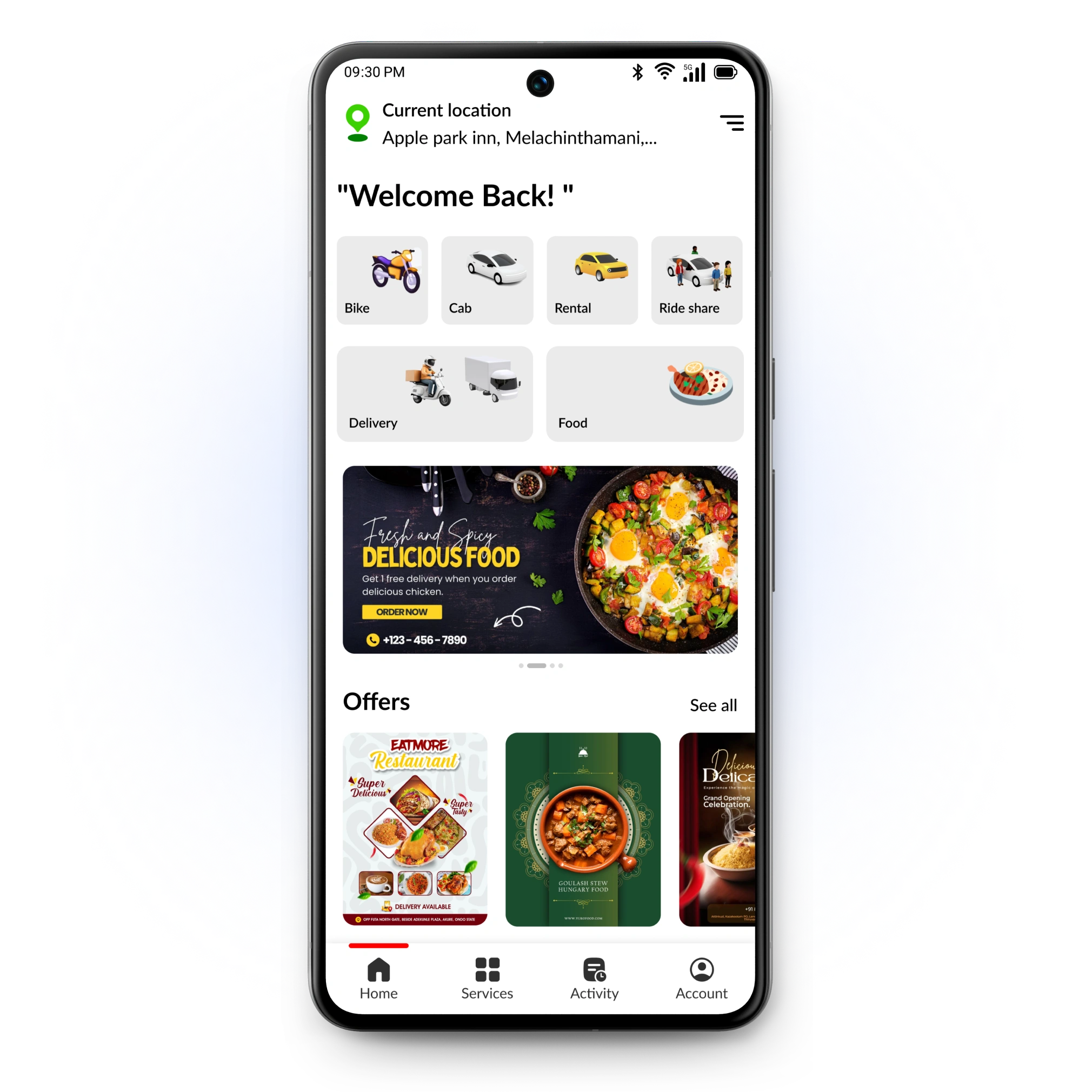 Illustration of a super app